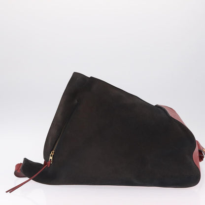 Loewe Anton Suede, Brown, Suede, Backpack