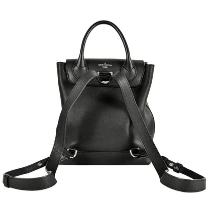 Louis Vuitton Lockme, Black, Leather, backpack