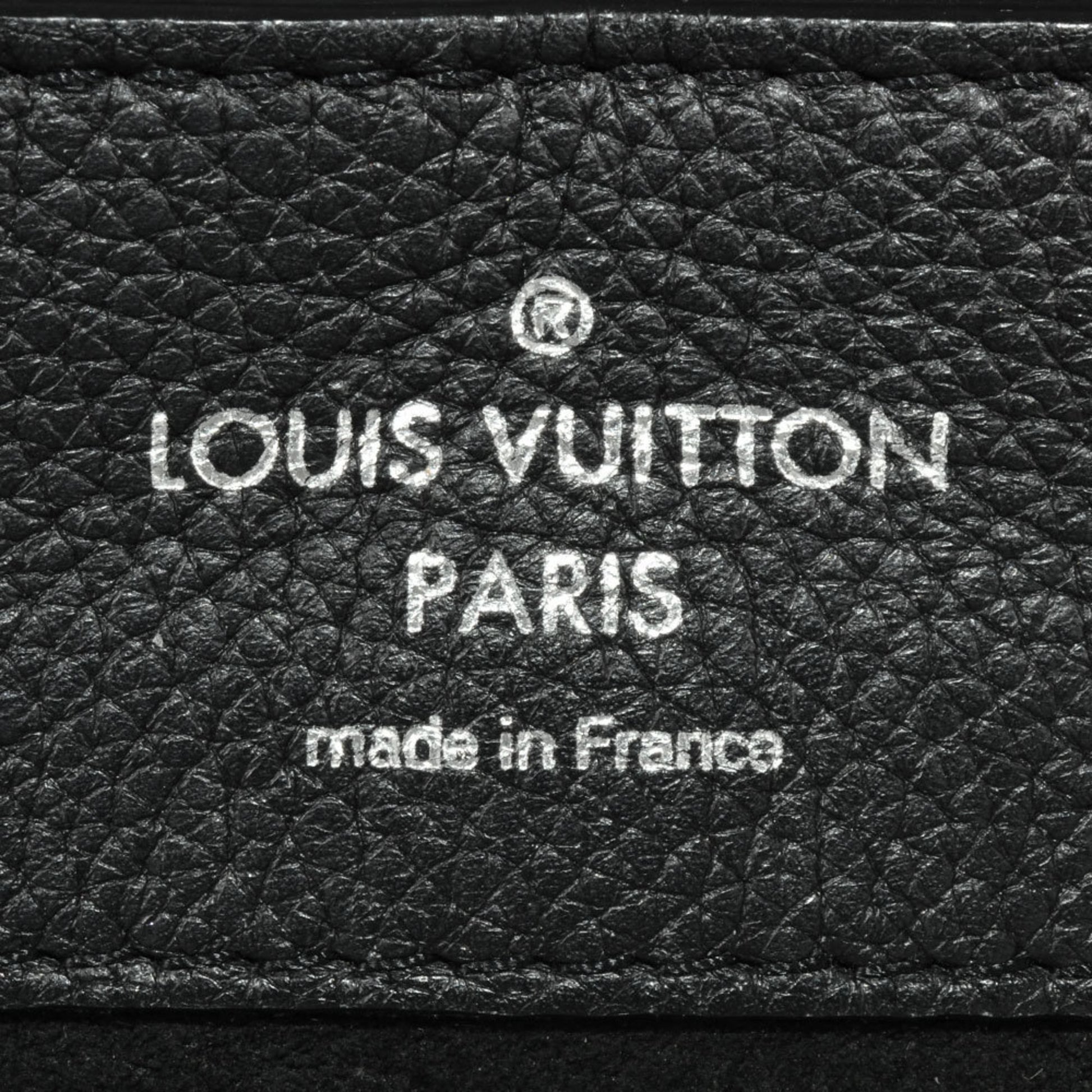 Louis Vuitton Lockme, Black, Leather, backpack