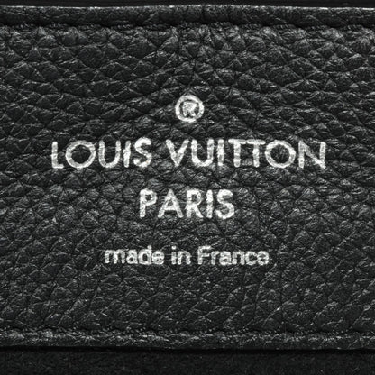 Louis Vuitton Lockme, Black, Leather, backpack
