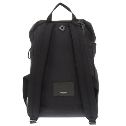 Saint Laurent -, Black, Synthetic, backpack
