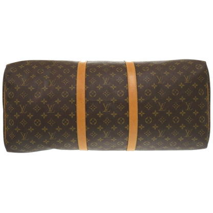 Louis Vuitton Keepall 60, Brown, Canvas, travel