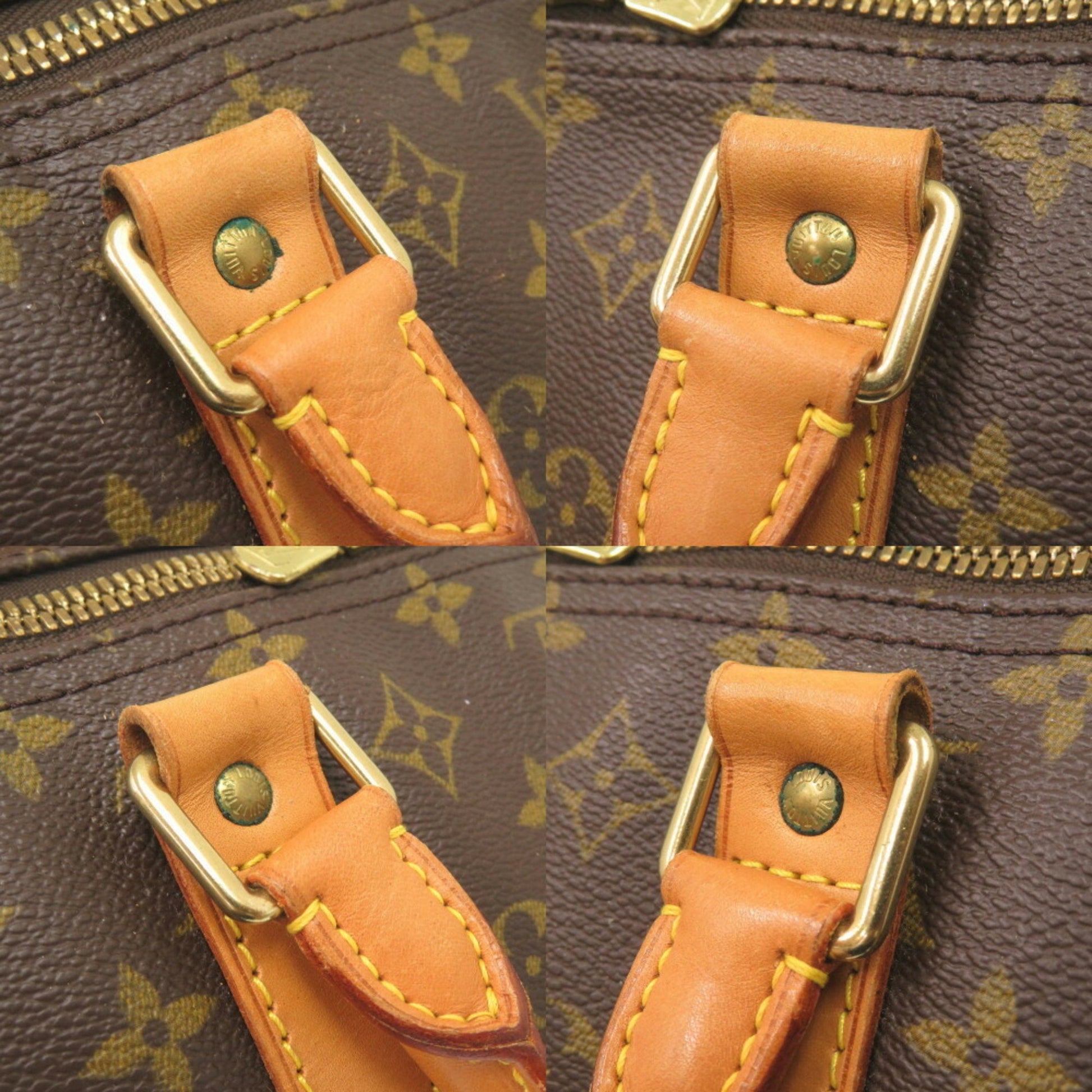 Louis Vuitton Keepall 60, Brown, Canvas, travel
