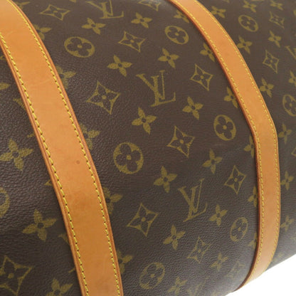 Louis Vuitton Keepall 60, Brown, Canvas, travel
