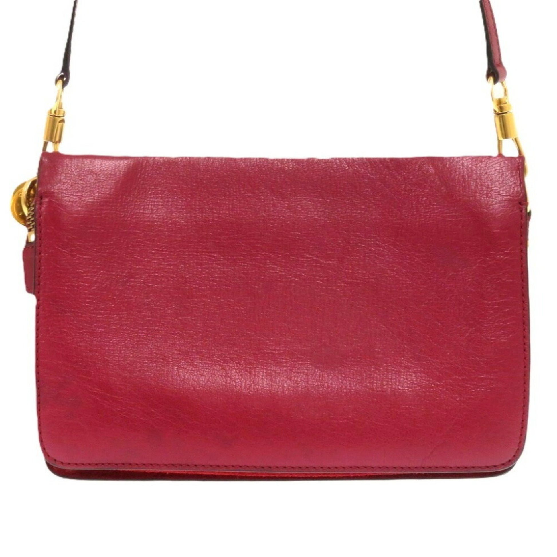 Givenchy Cross3, Red, Leather, shoulder