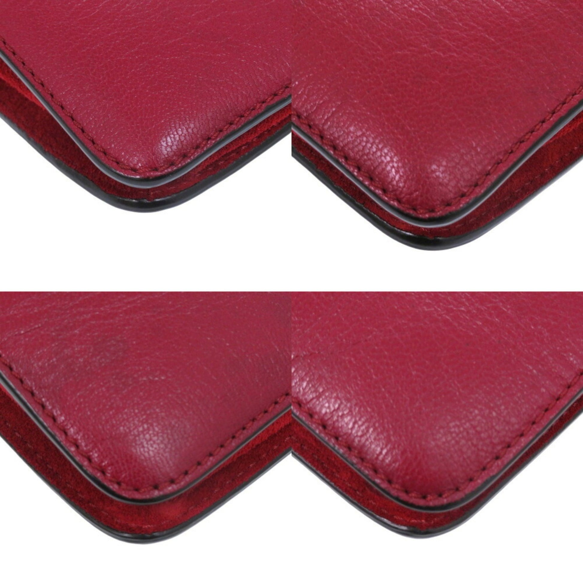 Givenchy Cross3, Red, Leather, shoulder
