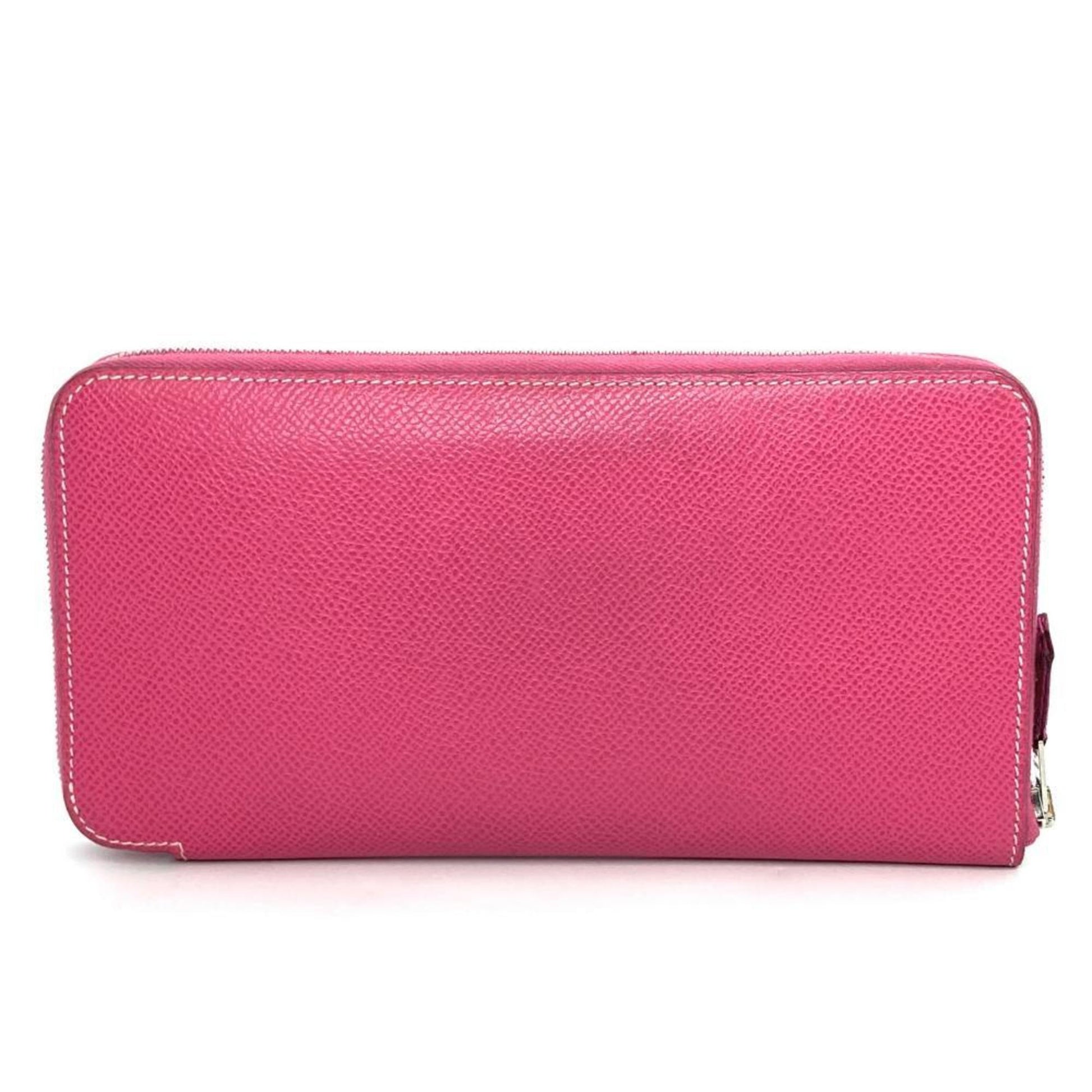Hermès Silk'In, Pink, Leather, wallet