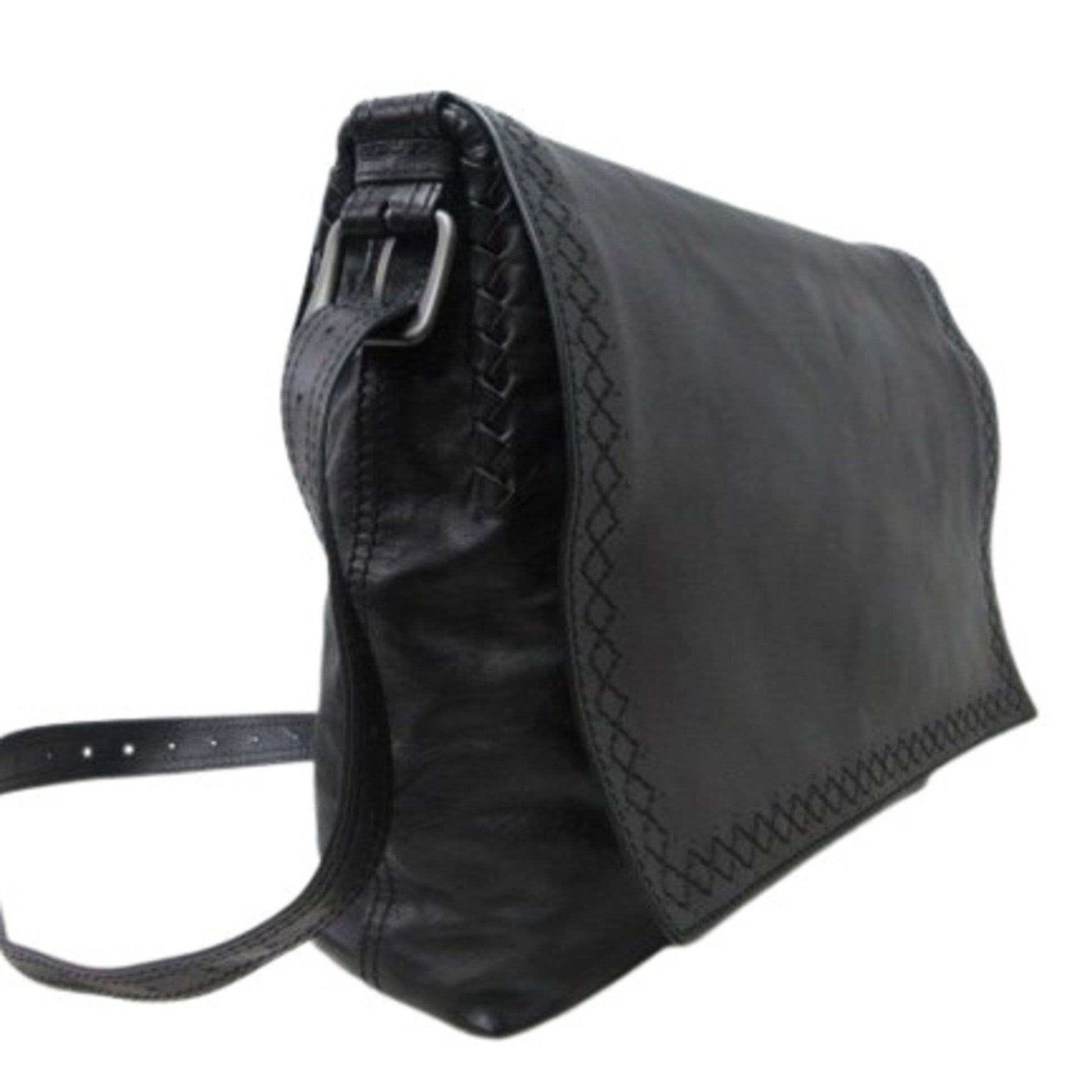Bottega Veneta Cervo, Black, Leather, shoulder