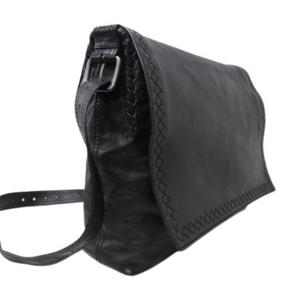Bottega Veneta Cervo, Black, Leather, shoulder