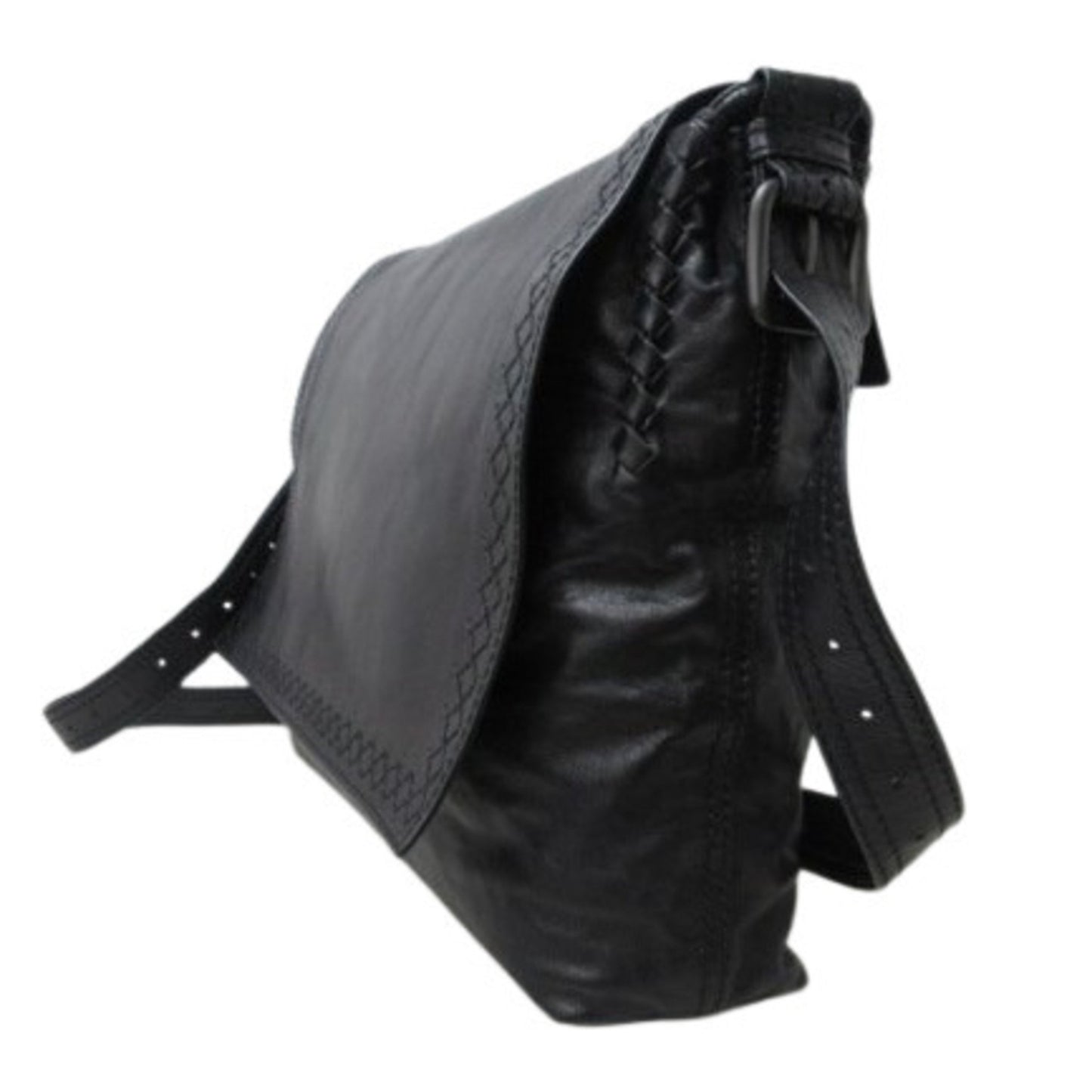 Bottega Veneta Cervo, Black, Leather, shoulder