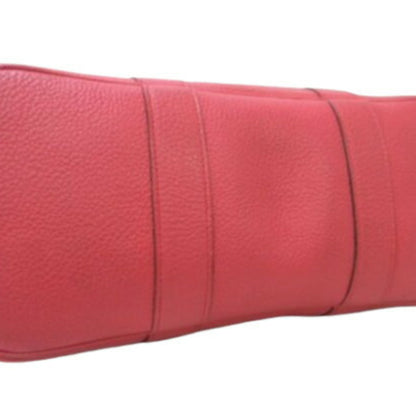 Hermès Garden Party, Red, "CANVAS, LEATHER", tote
