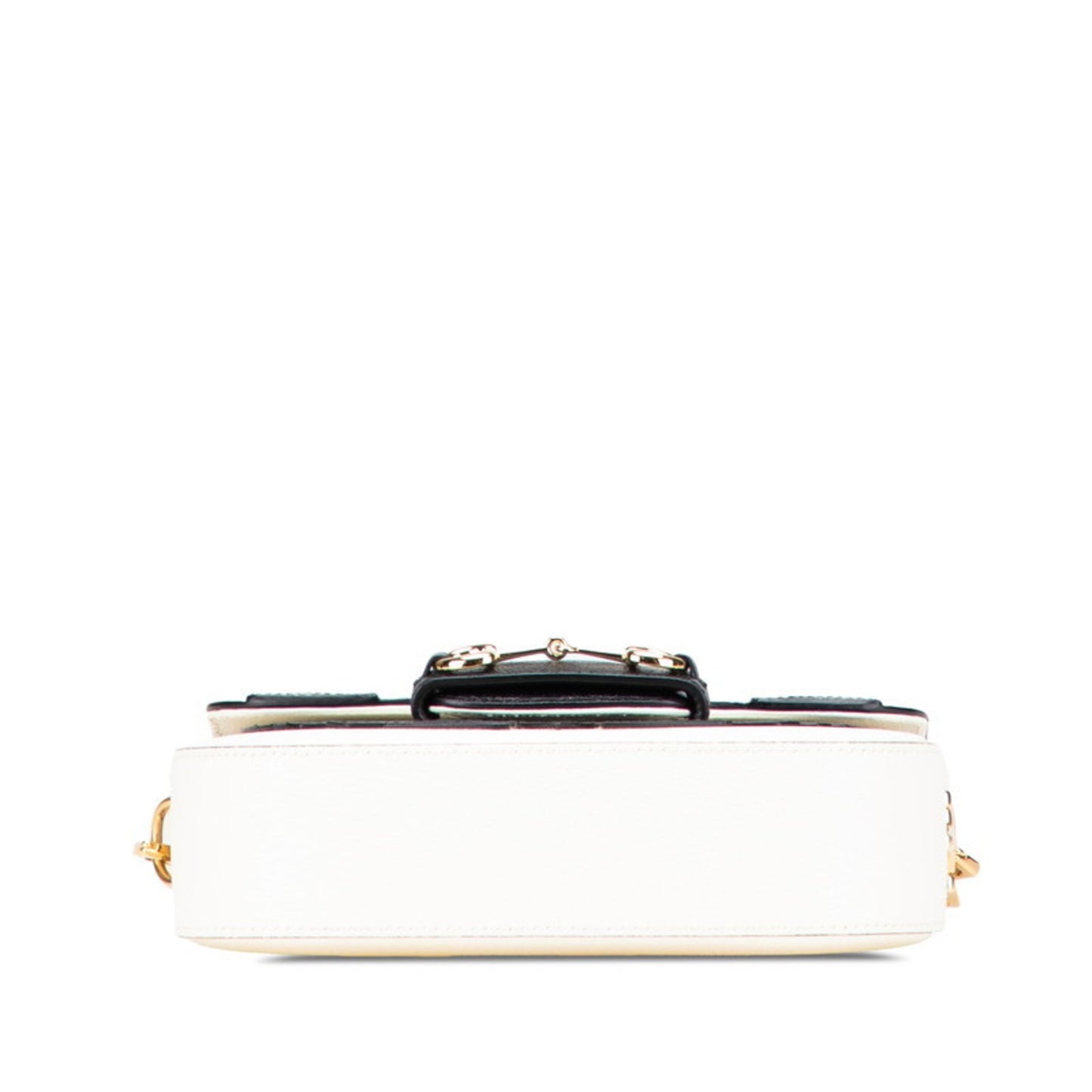 Gucci Horsebit, White, Leather, shoulder