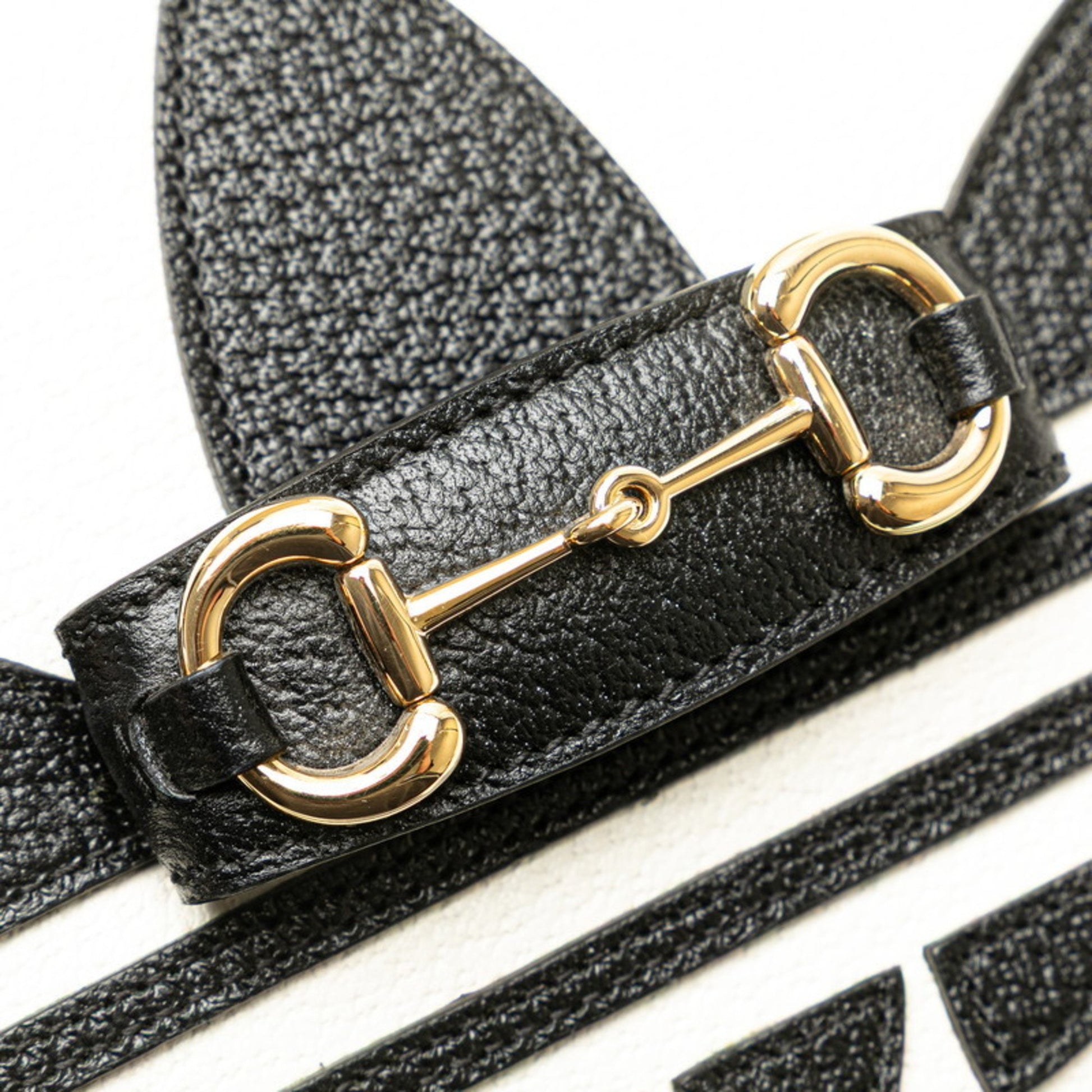 Gucci Horsebit, White, Leather, shoulder