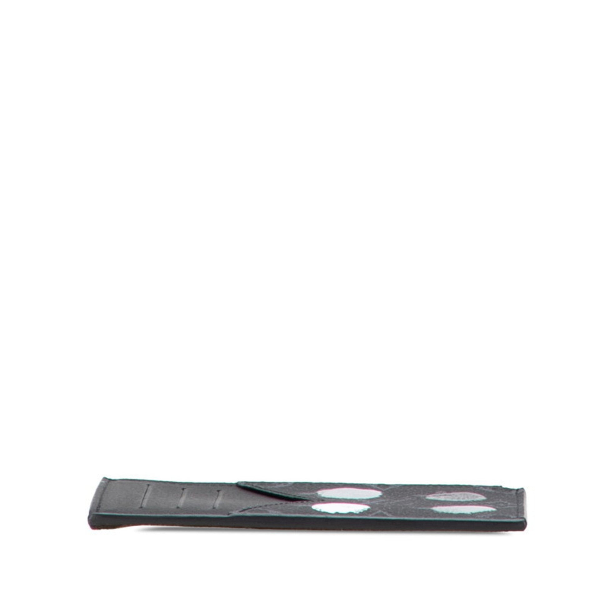Louis Vuitton Card case, Black, Leather, wallet