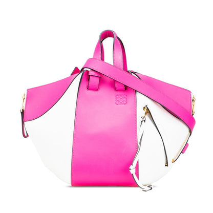 Loewe Hammock, Pink, Leather, handbag