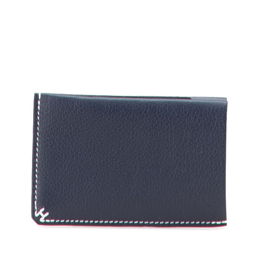 Hermès H, Navy, Leather, wallet
