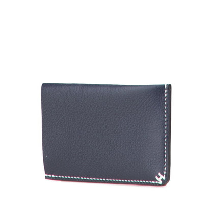 Hermès H, Navy, Leather, wallet