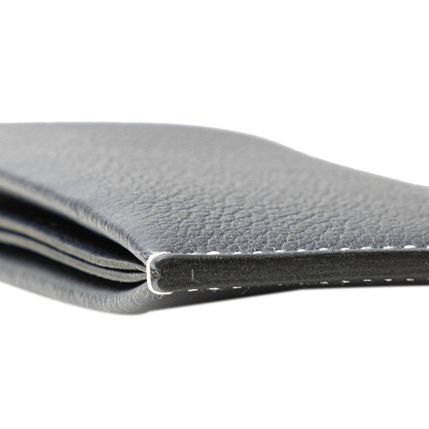 Hermès H, Navy, Leather, wallet