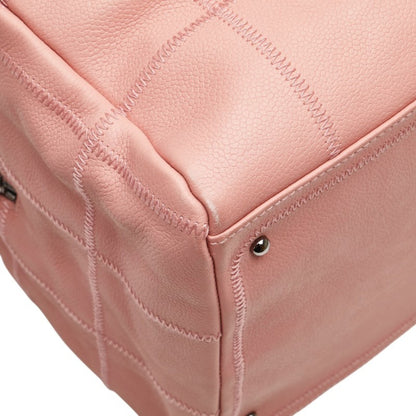Chanel Chocolate bar, Pink, Leather, handbag