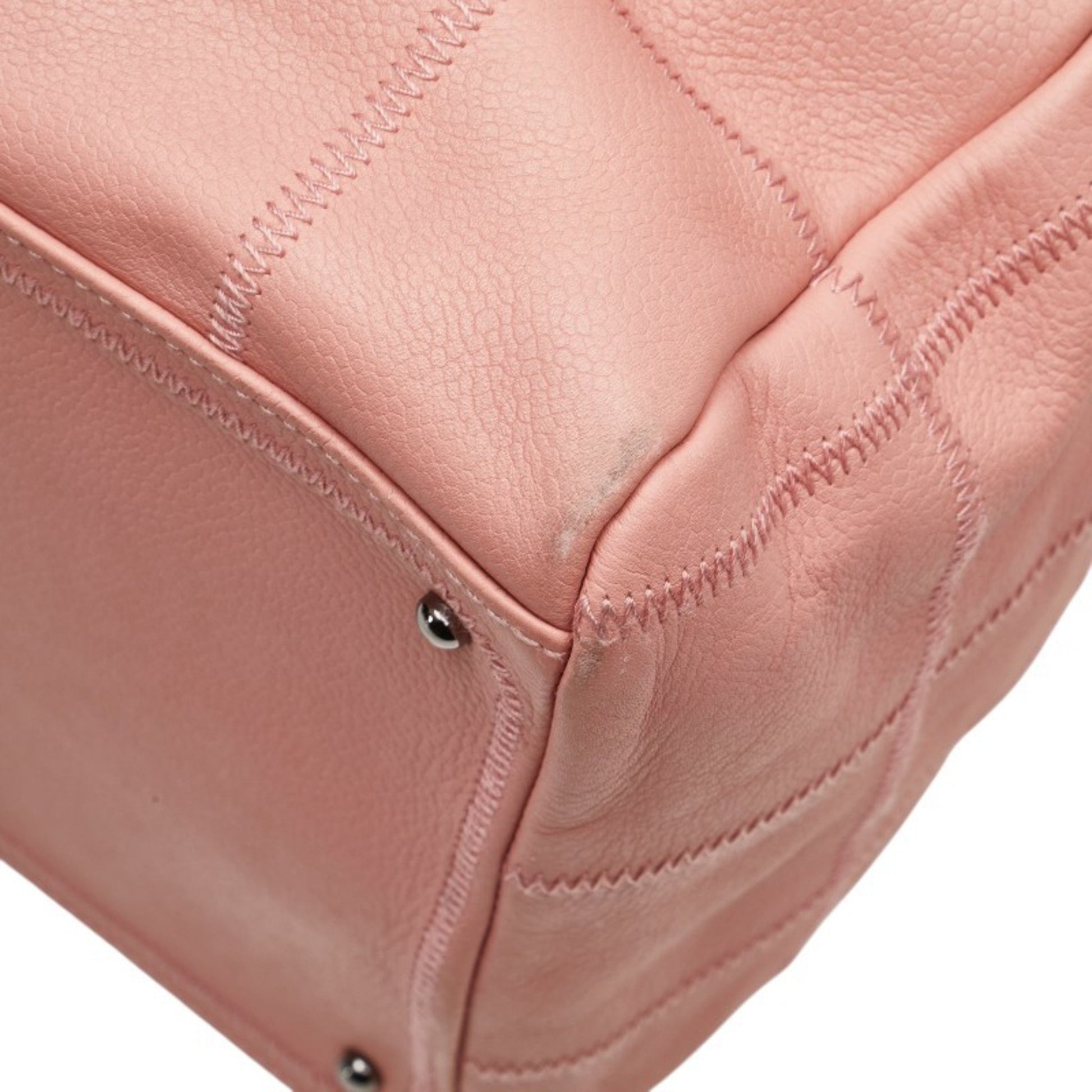 Chanel Chocolate bar, Pink, Leather, handbag