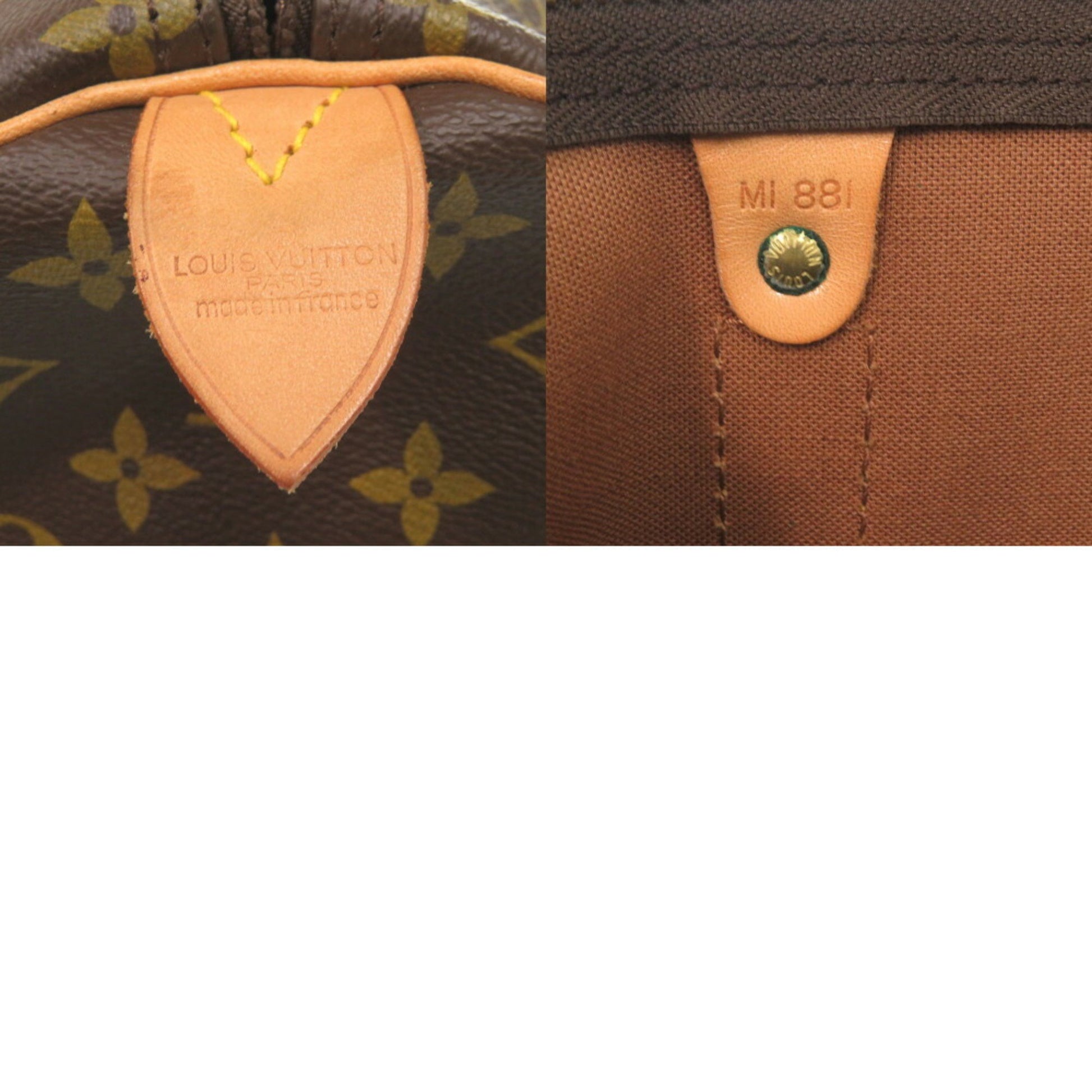 Louis Vuitton Keepall 60, Brown, Canvas, travel