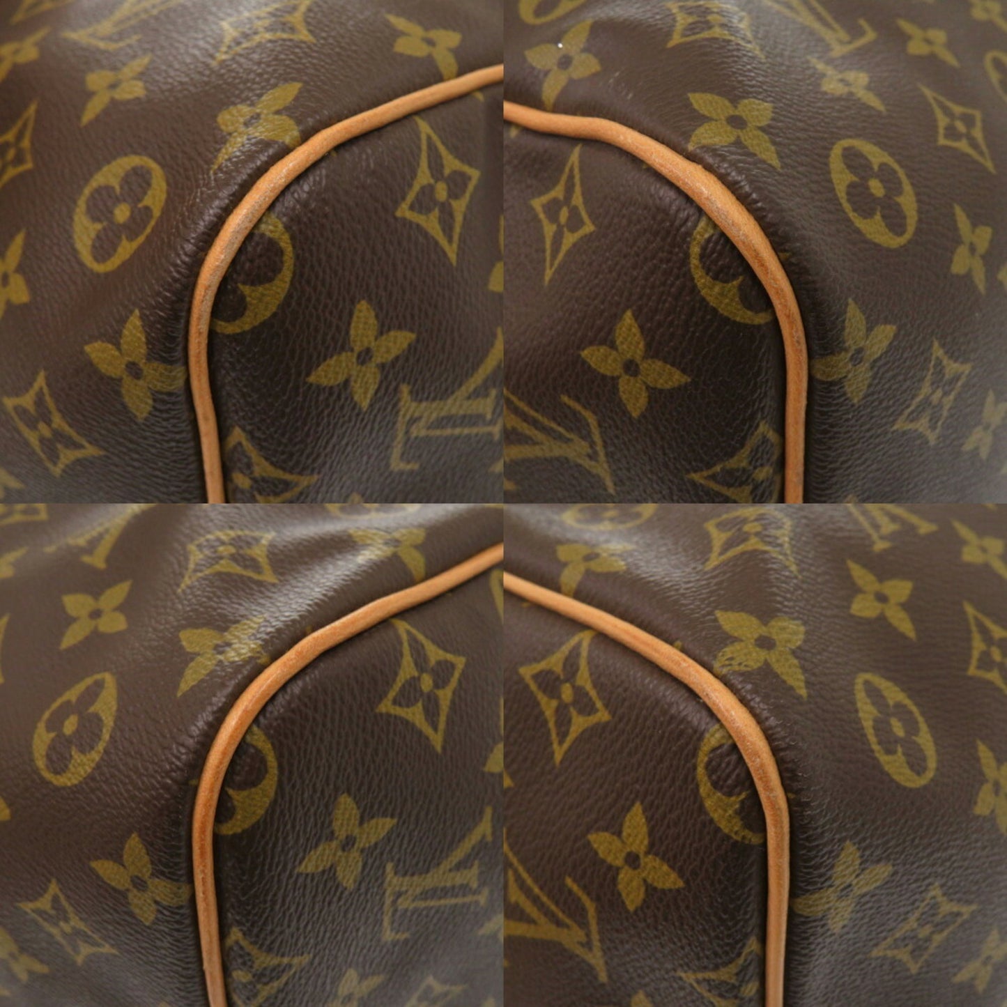 Louis Vuitton Keepall 60, Brown, Canvas, travel