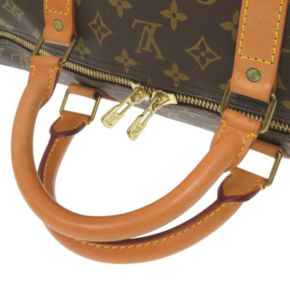 Louis Vuitton Keepall 60, Brown, Canvas, travel