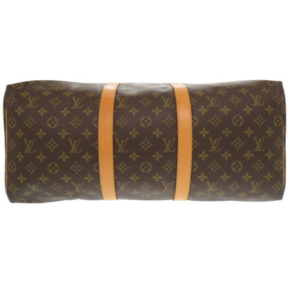 Louis Vuitton Keepall 50, Brown, Canvas, travel