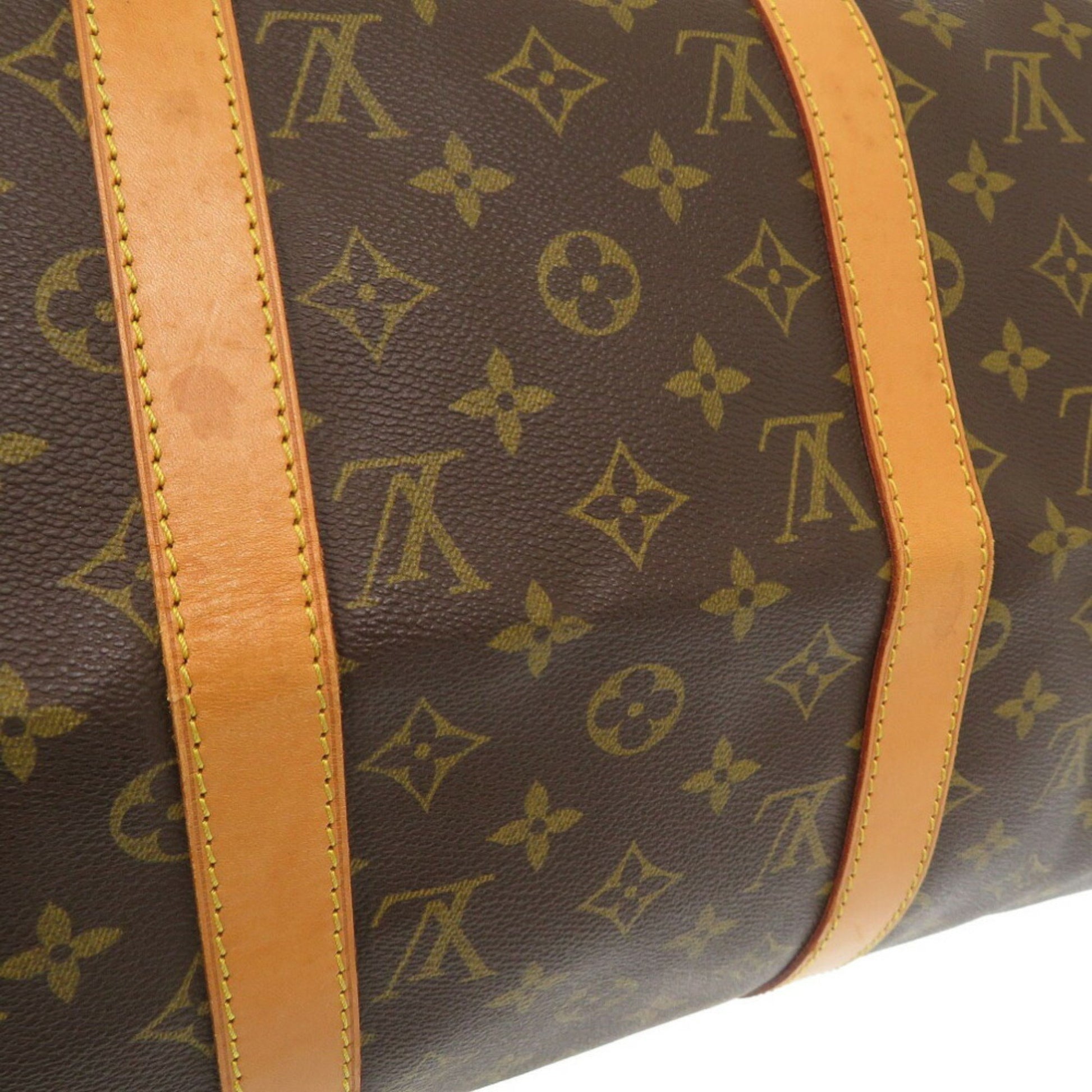 Louis Vuitton Keepall 50, Brown, Canvas, travel