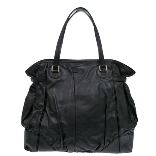 Gucci Guccissima, Black, Leather, tote
