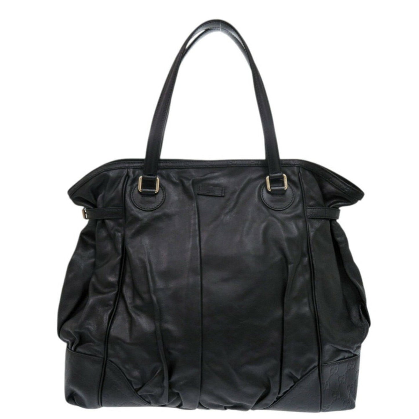Gucci Guccissima, Black, Leather, tote