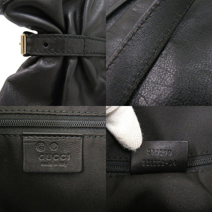 Gucci Guccissima, Black, Leather, tote