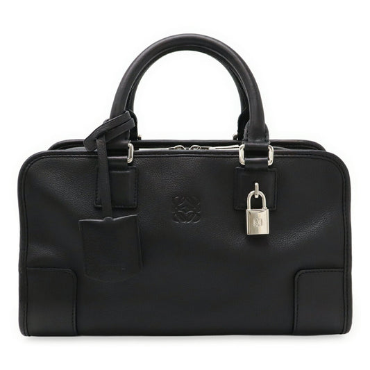 Loewe Amazona, Black, Leather, handbag