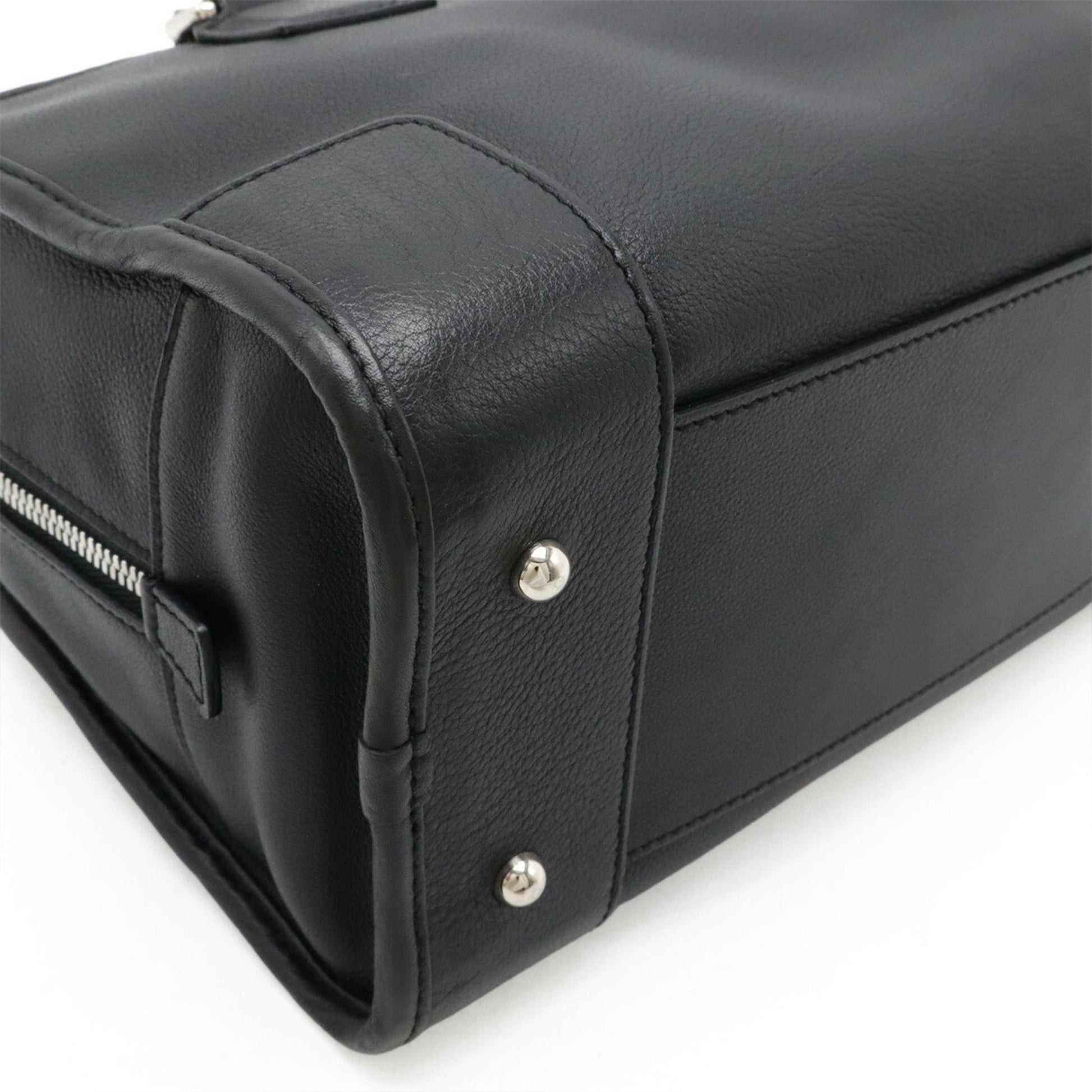 Loewe Amazona, Black, Leather, handbag
