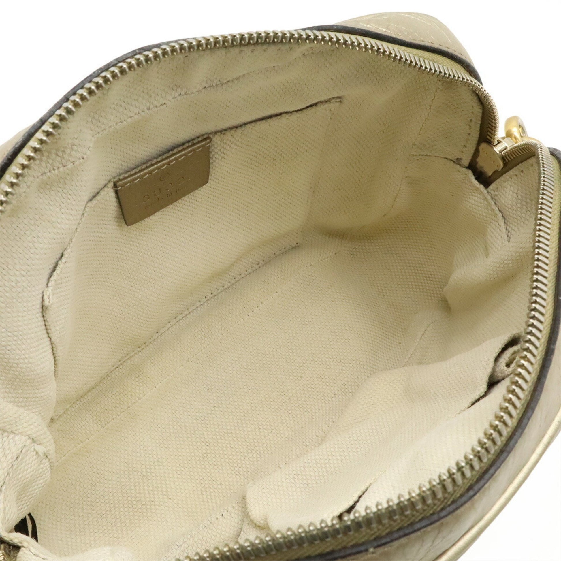 Gucci Soho, Gold, Leather, shoulder
