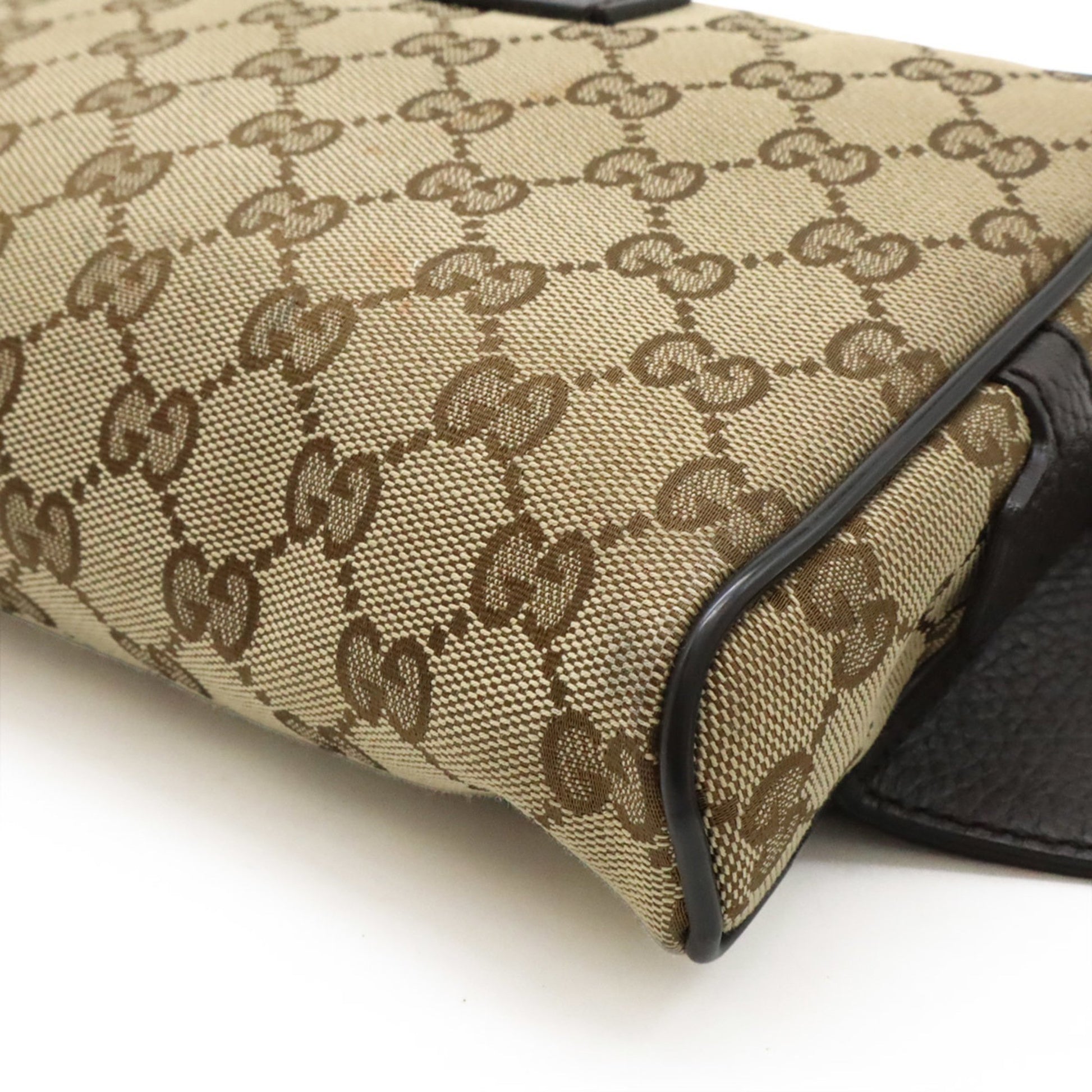 Gucci GG canvas, "BEIGE, BROWN", "CANVAS, LEATHER", shoulder