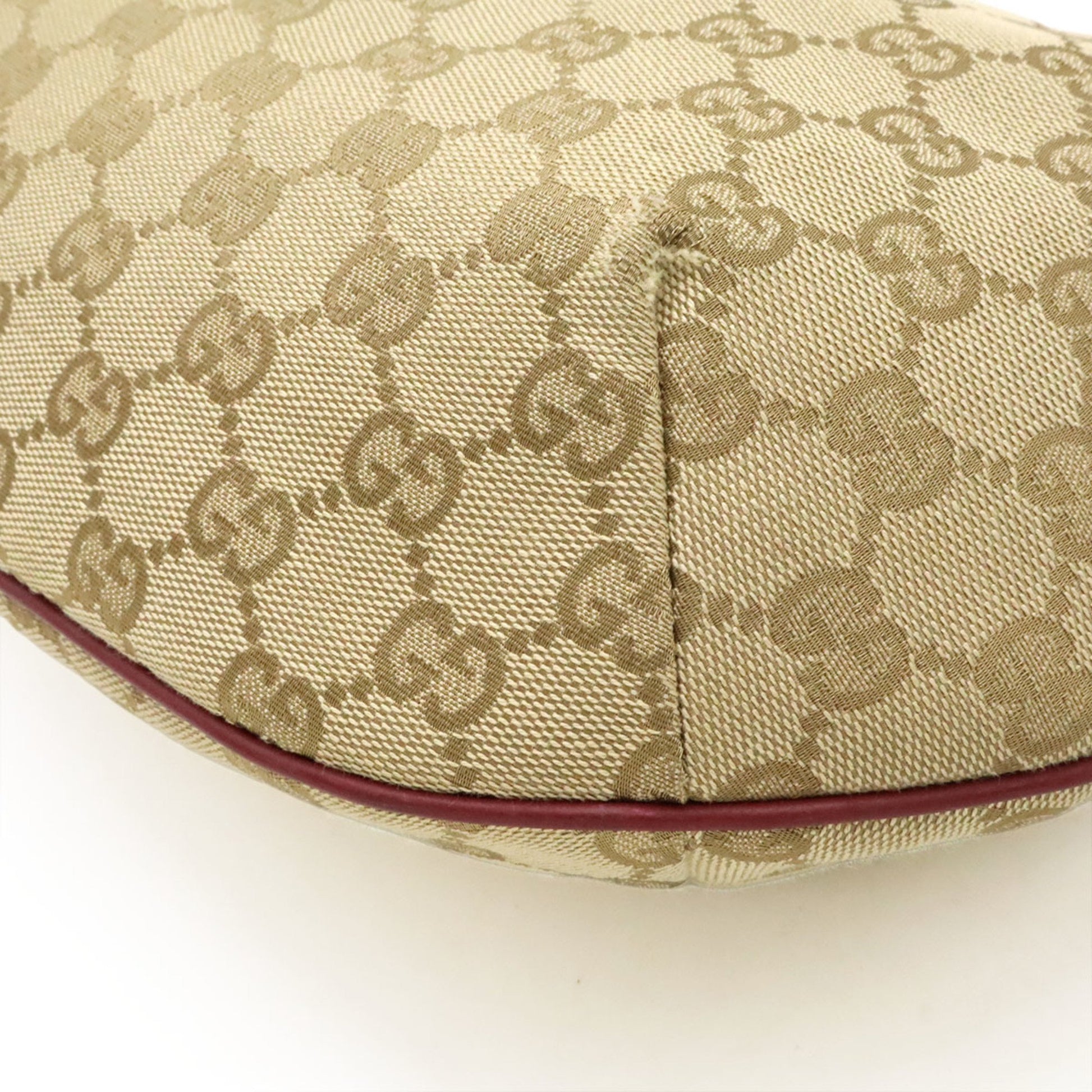 Gucci GG canvas, Beige, "CANVAS, LEATHER", shoulder