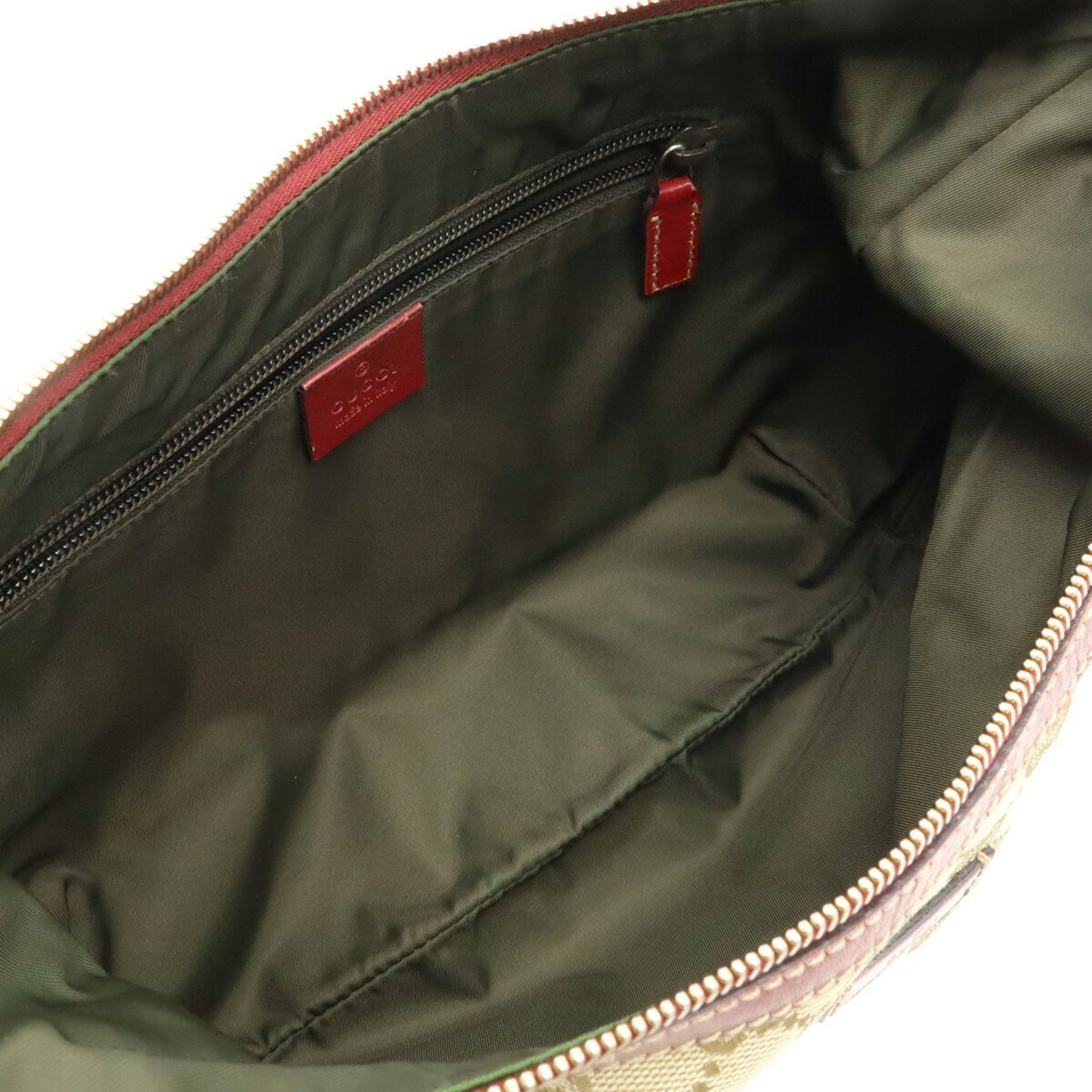 Gucci GG canvas, Beige, "CANVAS, LEATHER", shoulder
