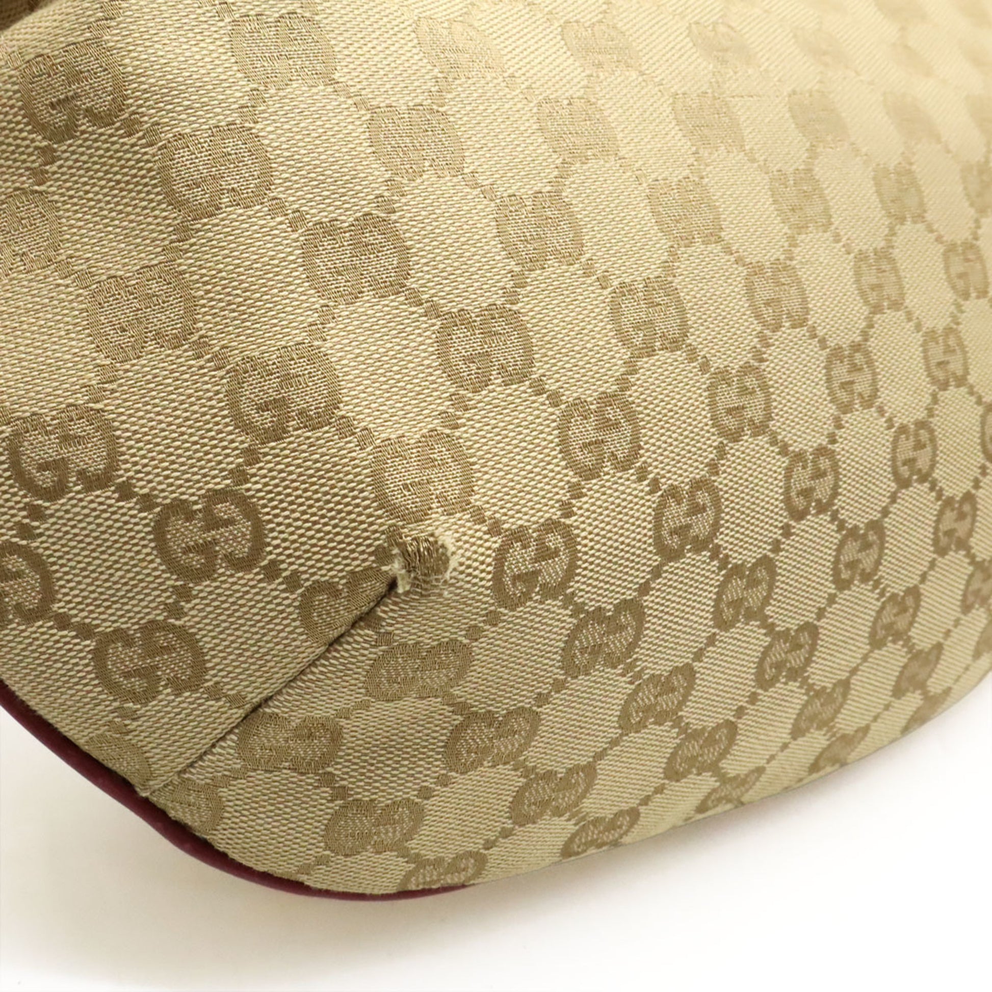 Gucci GG canvas, Beige, "CANVAS, LEATHER", shoulder