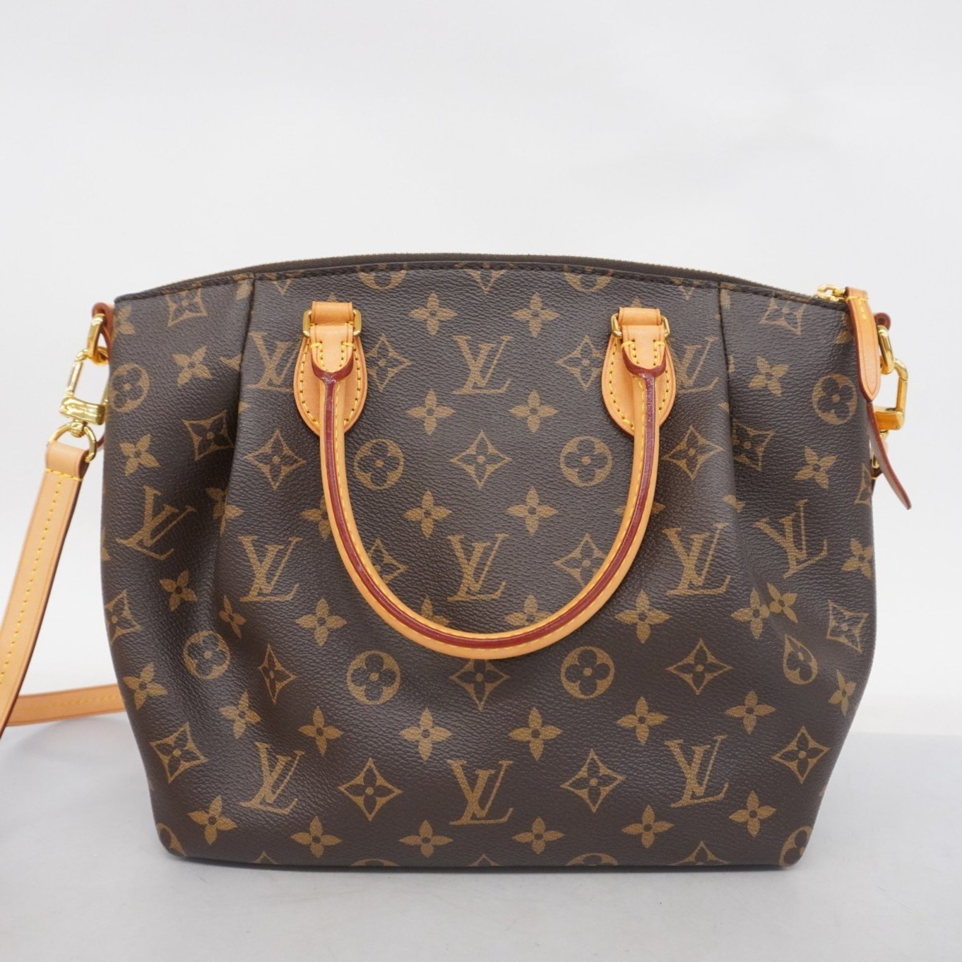 Louis Vuitton Turenne, Brown, Canvas, handbag