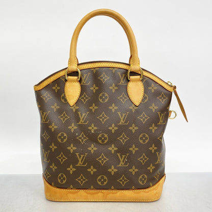 Louis Vuitton Lockit Vertical, Brown, Canvas, handbag