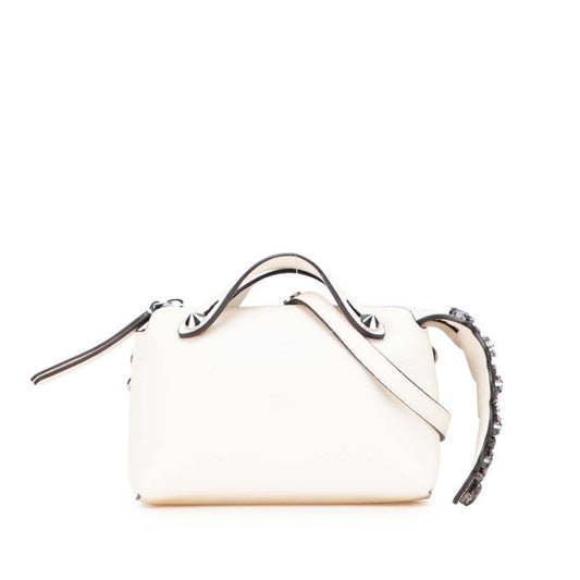 Fendi, White, Leather, handbag