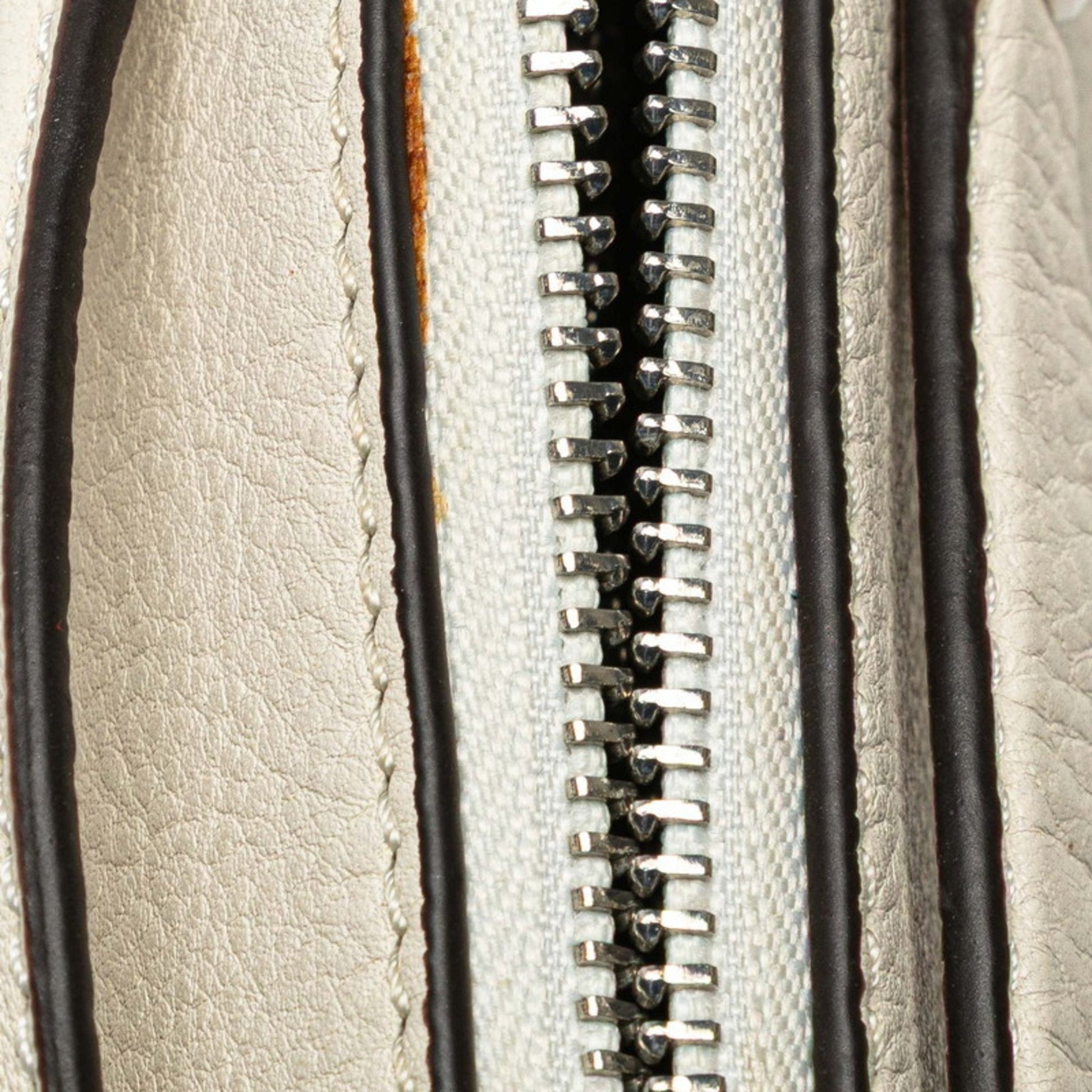 Fendi, White, Leather, handbag