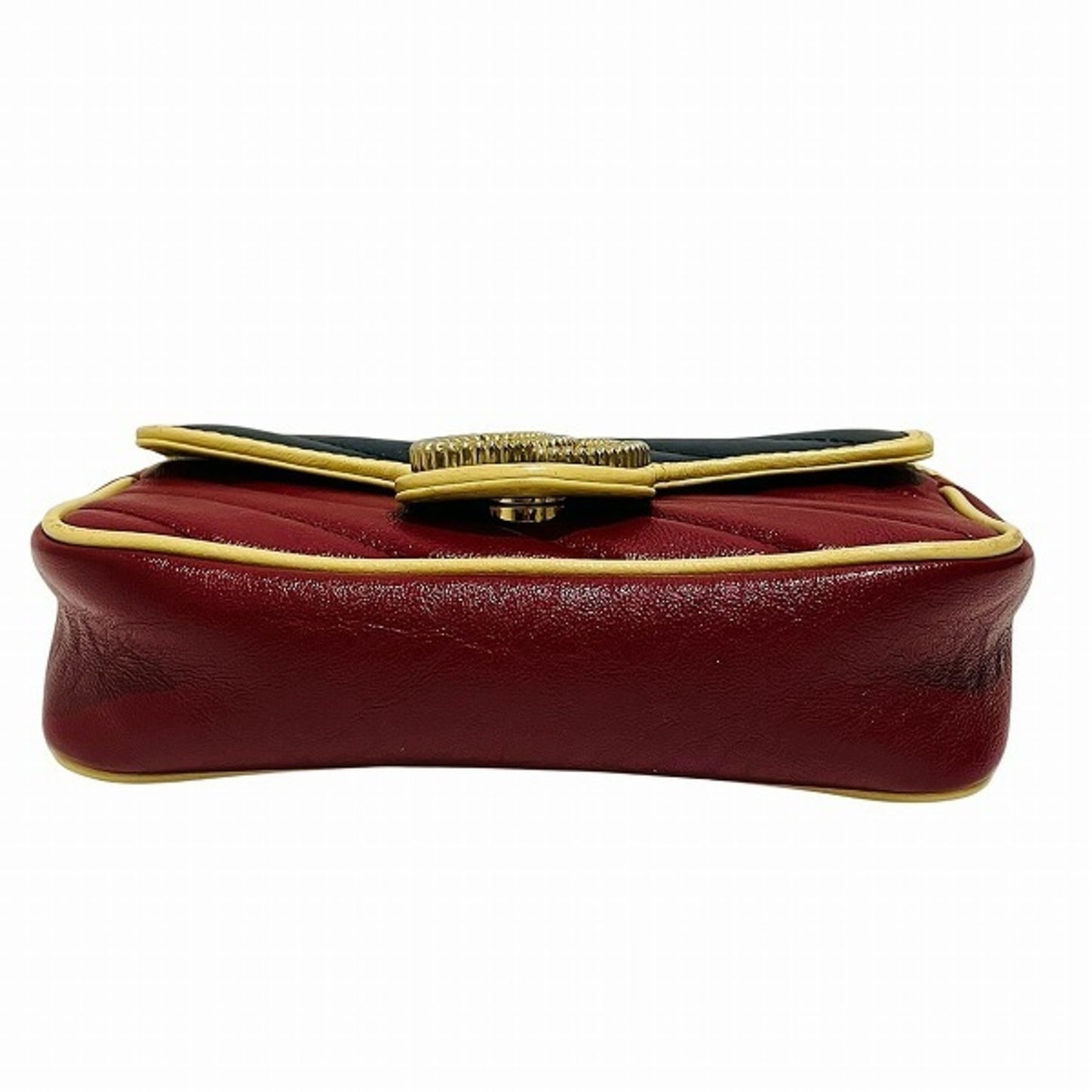 Gucci Marmont, Red, Leather, shoulder