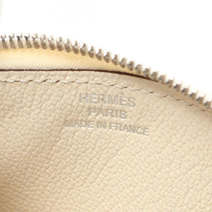 Hermès Paddock, White, Leather, wallet