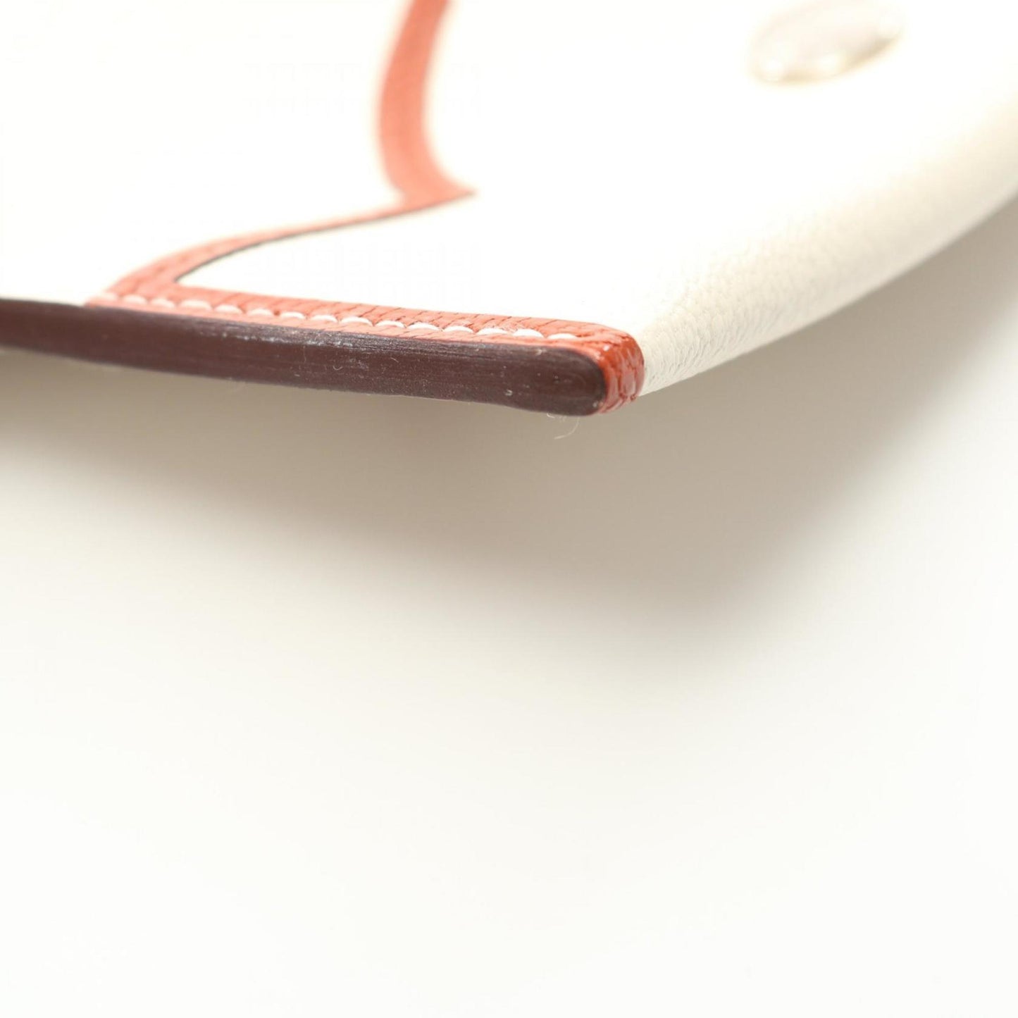 Hermès Paddock, White, Leather, wallet