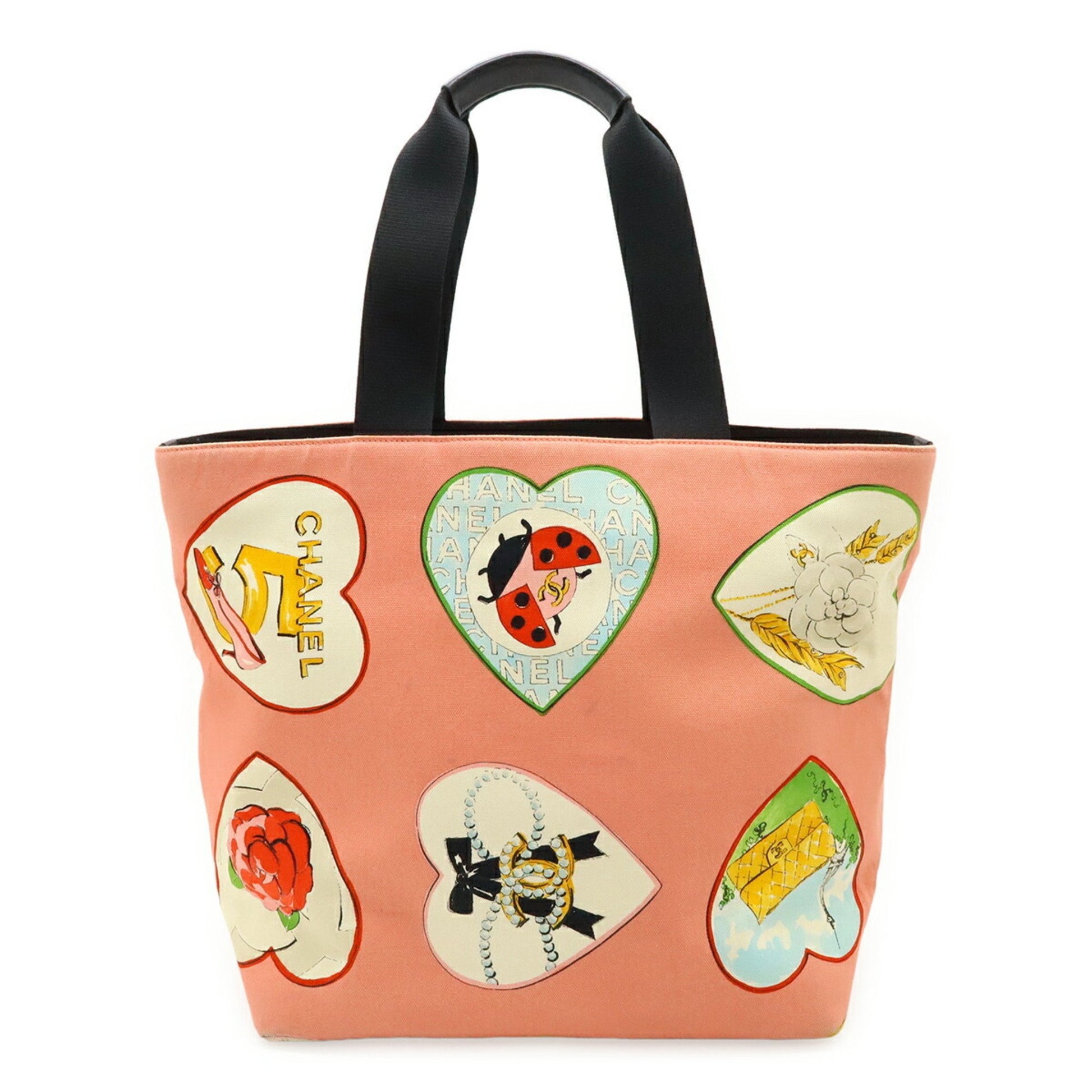 Chanel, Multicolour, "CANVAS, LEATHER", tote
