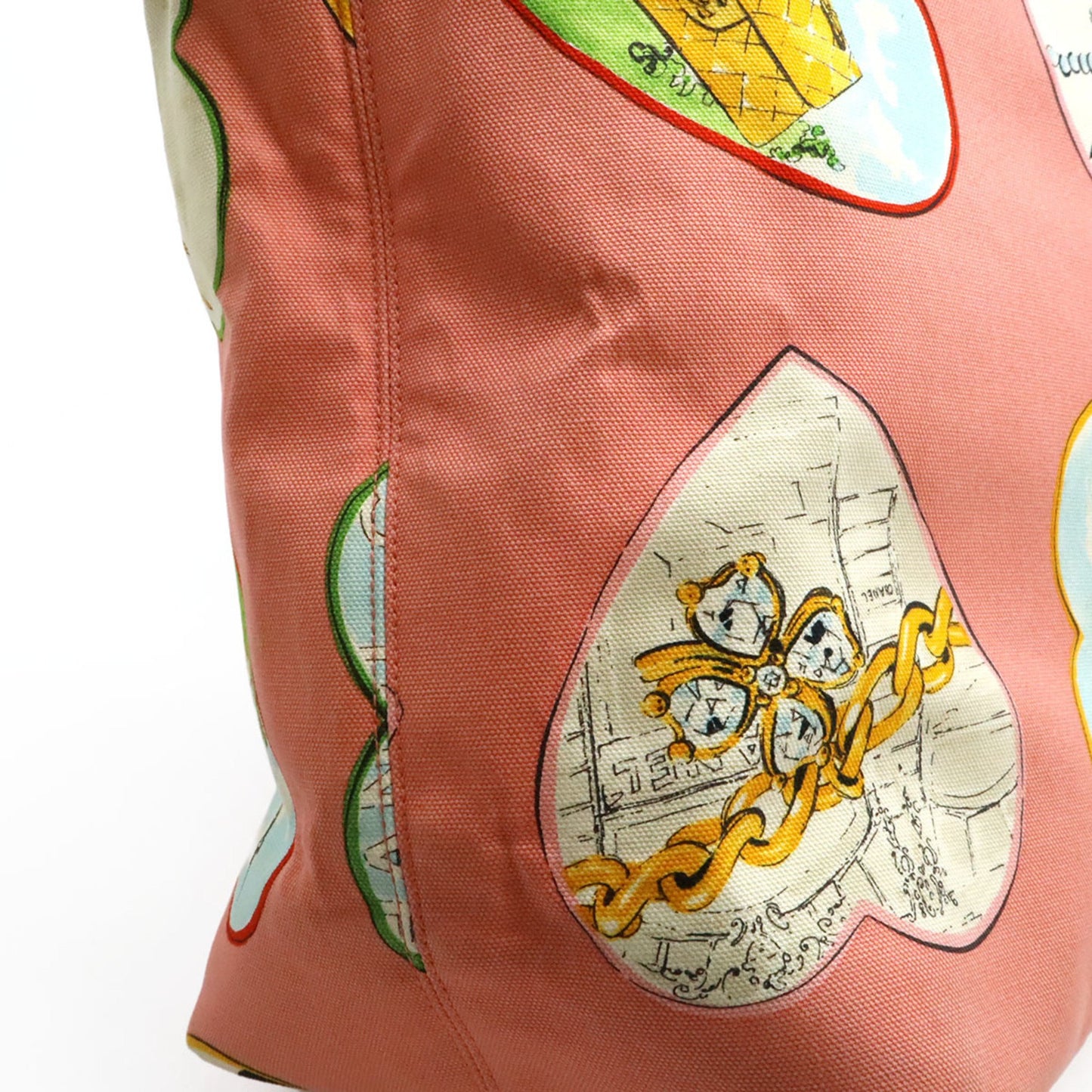 Chanel, Multicolour, "CANVAS, LEATHER", tote