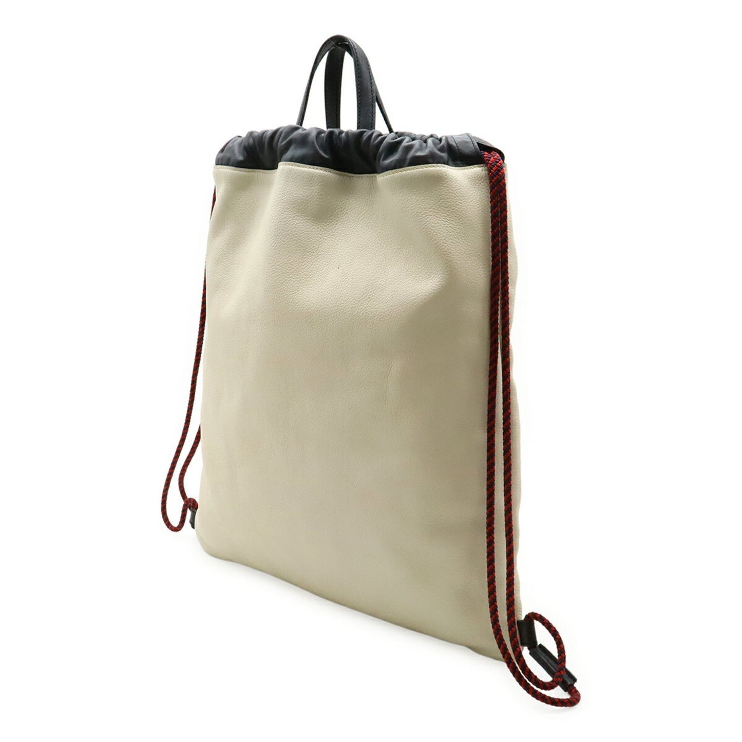 Gucci Drawstring, IVORY, Leather, backpack