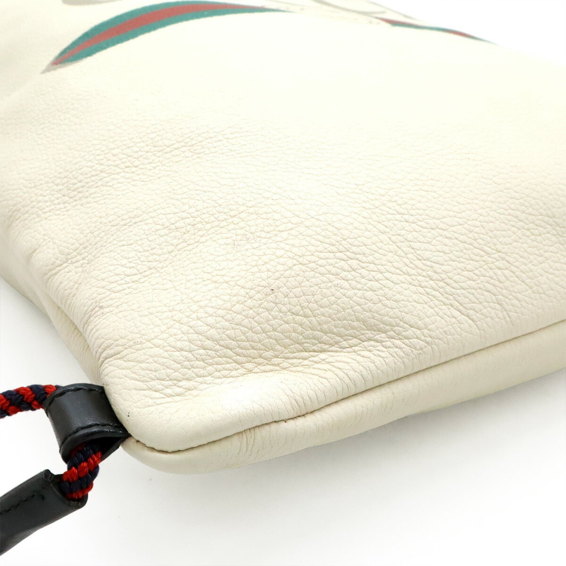 Gucci Drawstring, IVORY, Leather, backpack